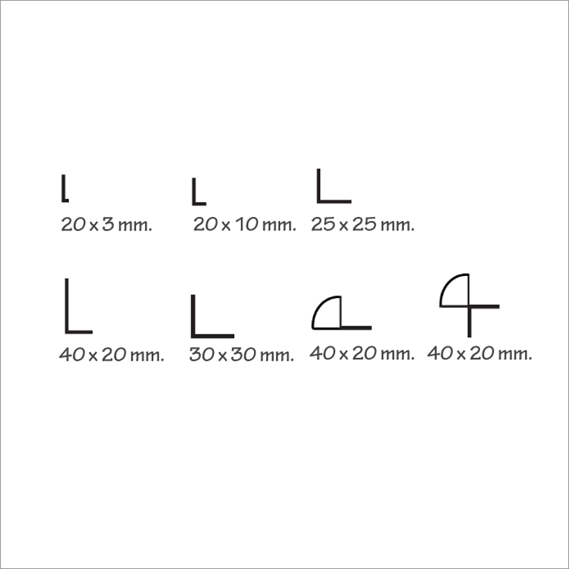 Sidelister til rillepanel