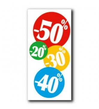Rabatskilte i farver