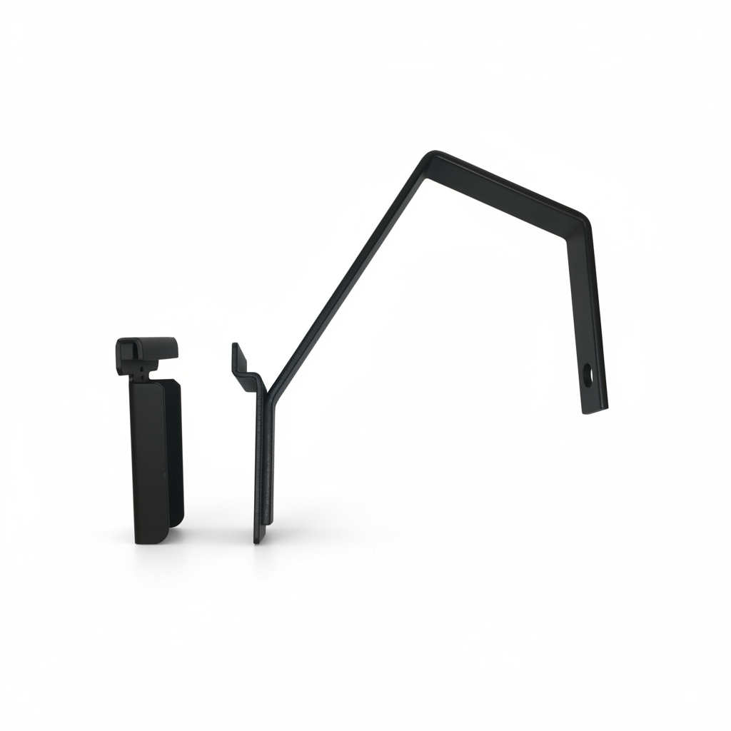 Hengibeslag til Elite torso, til rillepanel ella á vegginum, svart (Serie 5200)