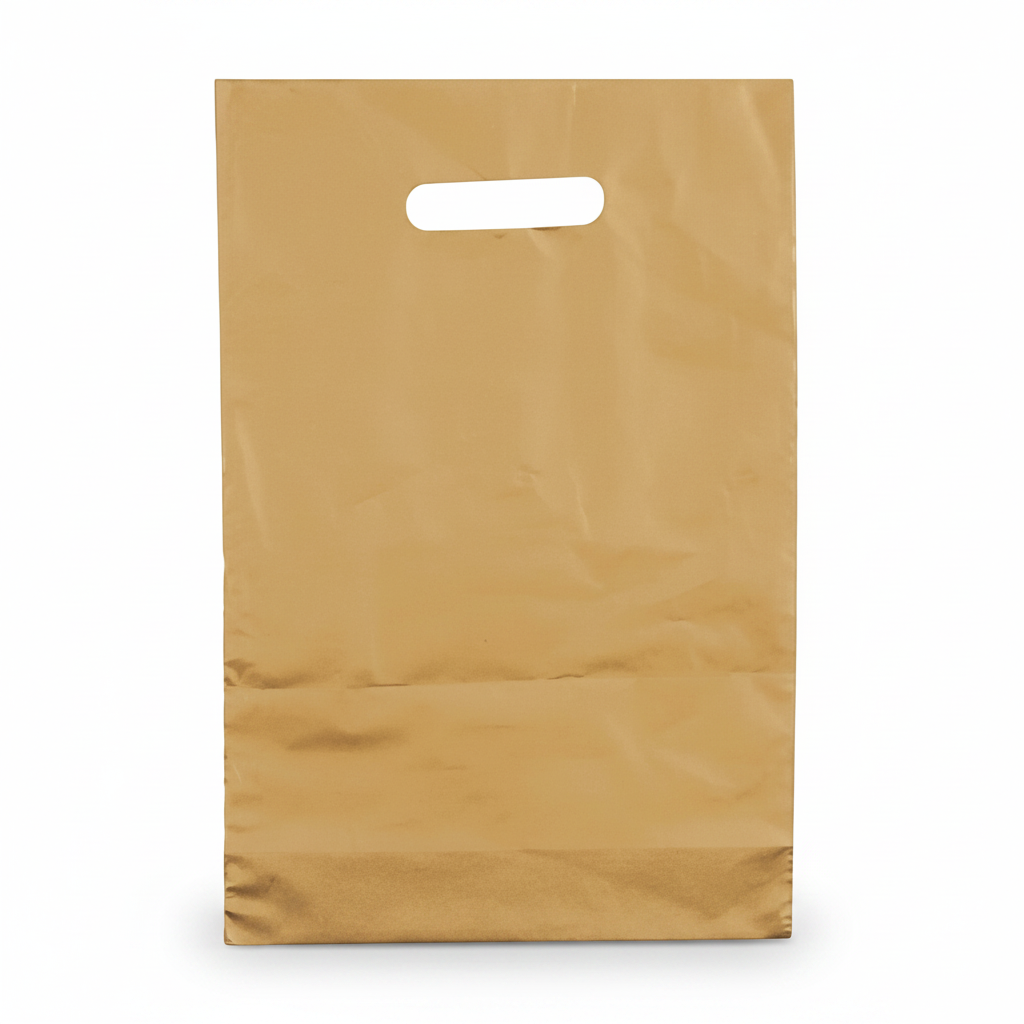 Gullað plastposu 22x30 cm