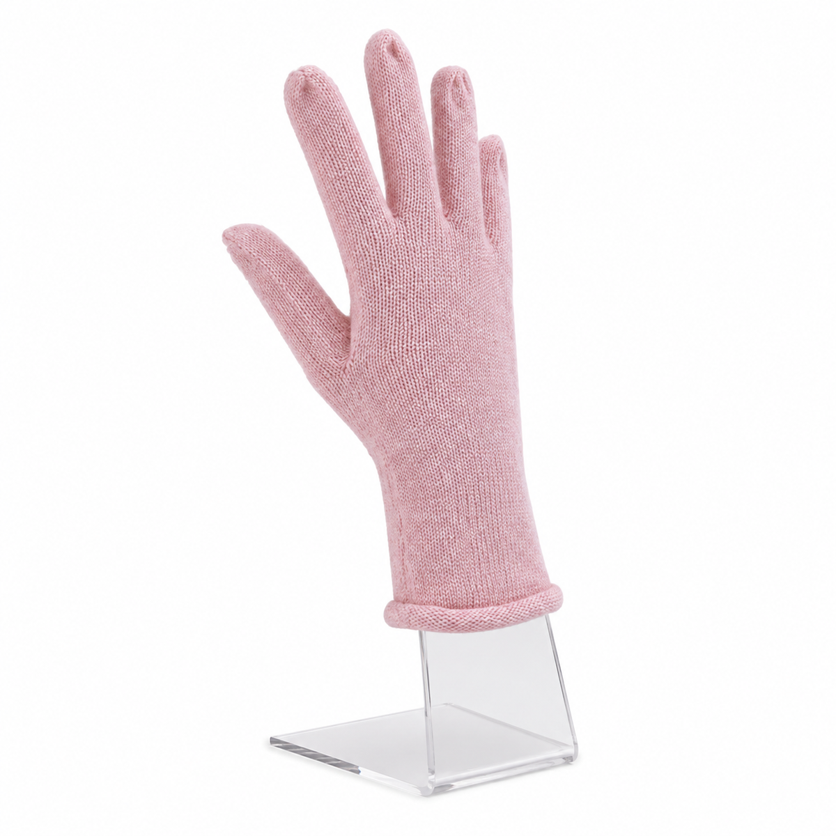 Handdisplay, høgra, klárt akryl, H33 cm