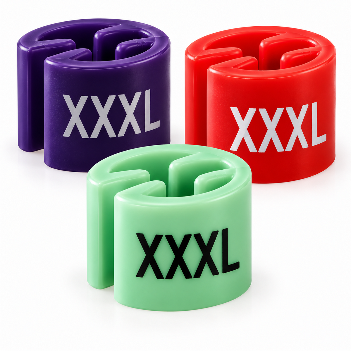 Bøjlemerking. Minibrik, stødd XXXL, 100 stk. Vel lit