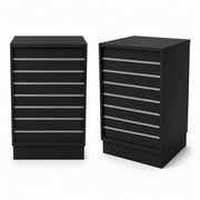 Frame-disk. Smalur modul, svartur. B55 - rillupanelur front
