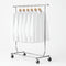 Disco I, heilt samanfellibart, adjustable, krom, B128-188 x H145-170 cm