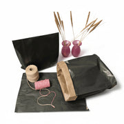 Gávuposa, kraftpappír, svart, pk. við 250 stk., 31 x 8 x H49 cm