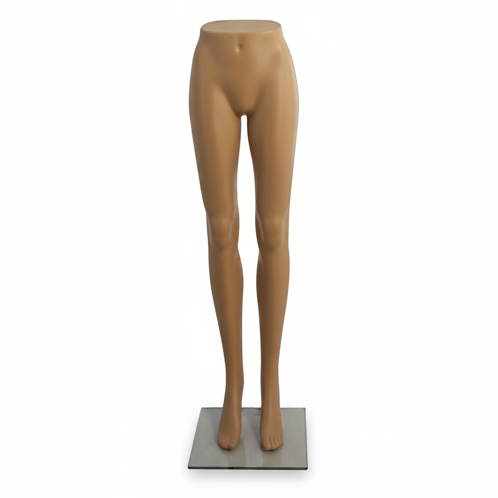 Mannekinskini. Kvinnu - Nude. Glashals Fótur H. 111 cm.