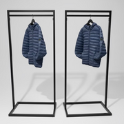 Klæðastativ, svart, B80 x D50 x H180 cm. Klæðastativ Frame. Prísurin er vístur pr. stk. Pakki við 2 stk.