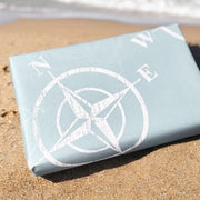 Gávupappír B 57 cm, Maritim, hvítt kraftpappír. 175 mtr.