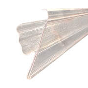 Datalisti við hyllufesti úr gjøgnumskygdum plasti – 98,8 cm x H3,9 cm