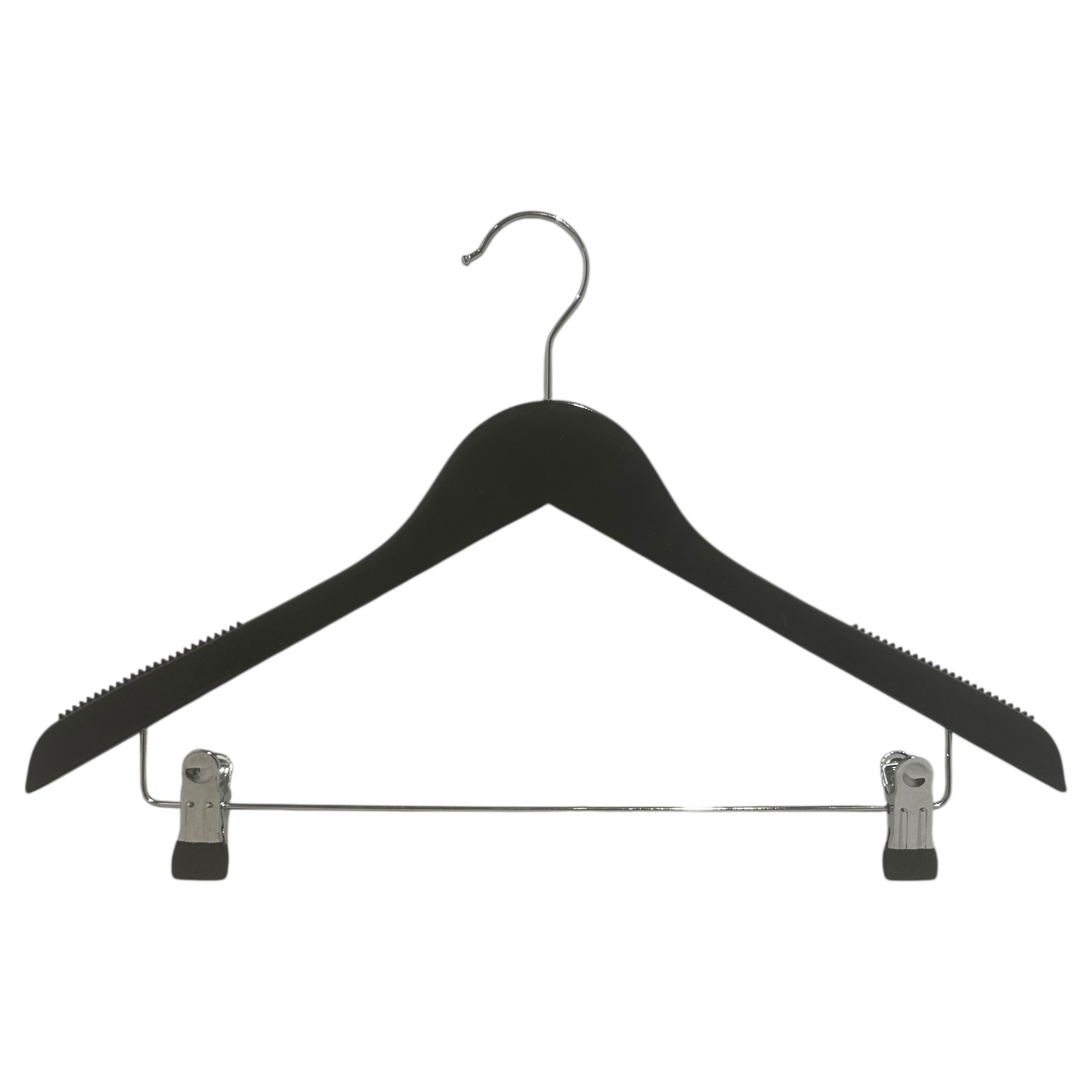 Træbógvur, massivur, flatur, til vaksin, við klemmum, svørt, 12 mm tjúkur, 45 cm