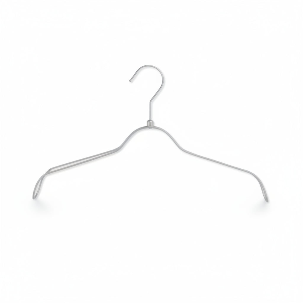 Kraftig aluminiumbøjle til junior med drejelig krog, 38 cm