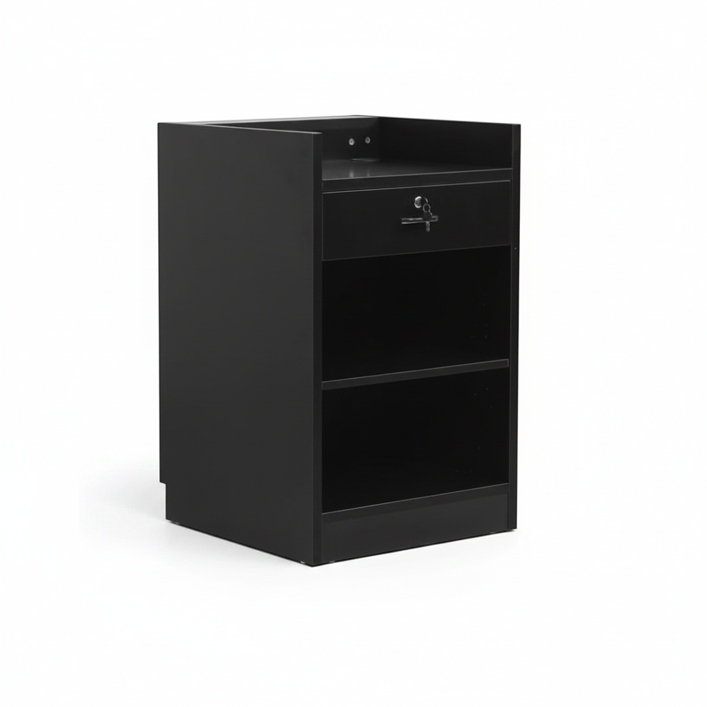 MADS búðardiskur smalur, svartur B 60 - rákpanelur front