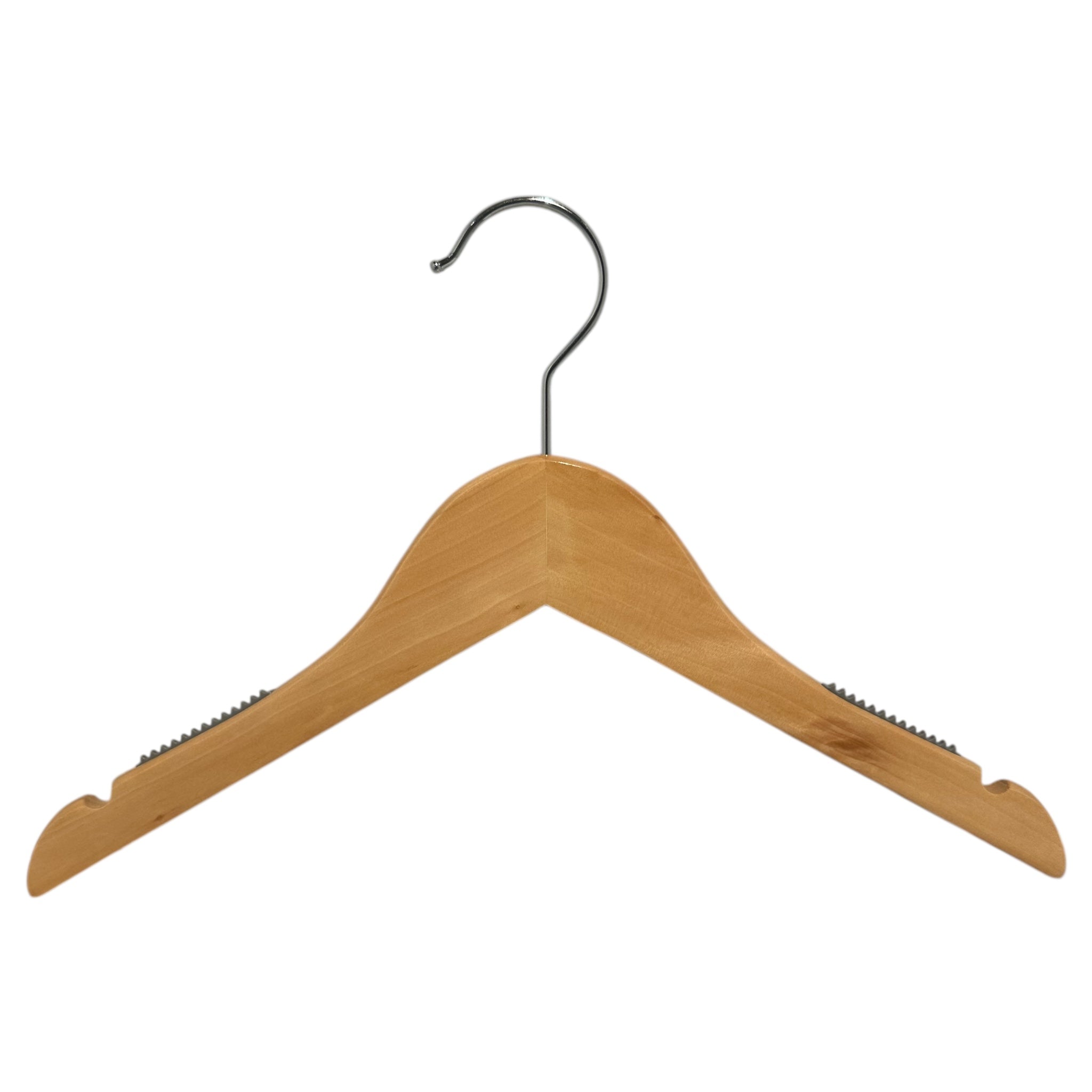 Træbjøl, massiv, flat, junior, við hakki og uttan stong, náttúrlig, 32 cm