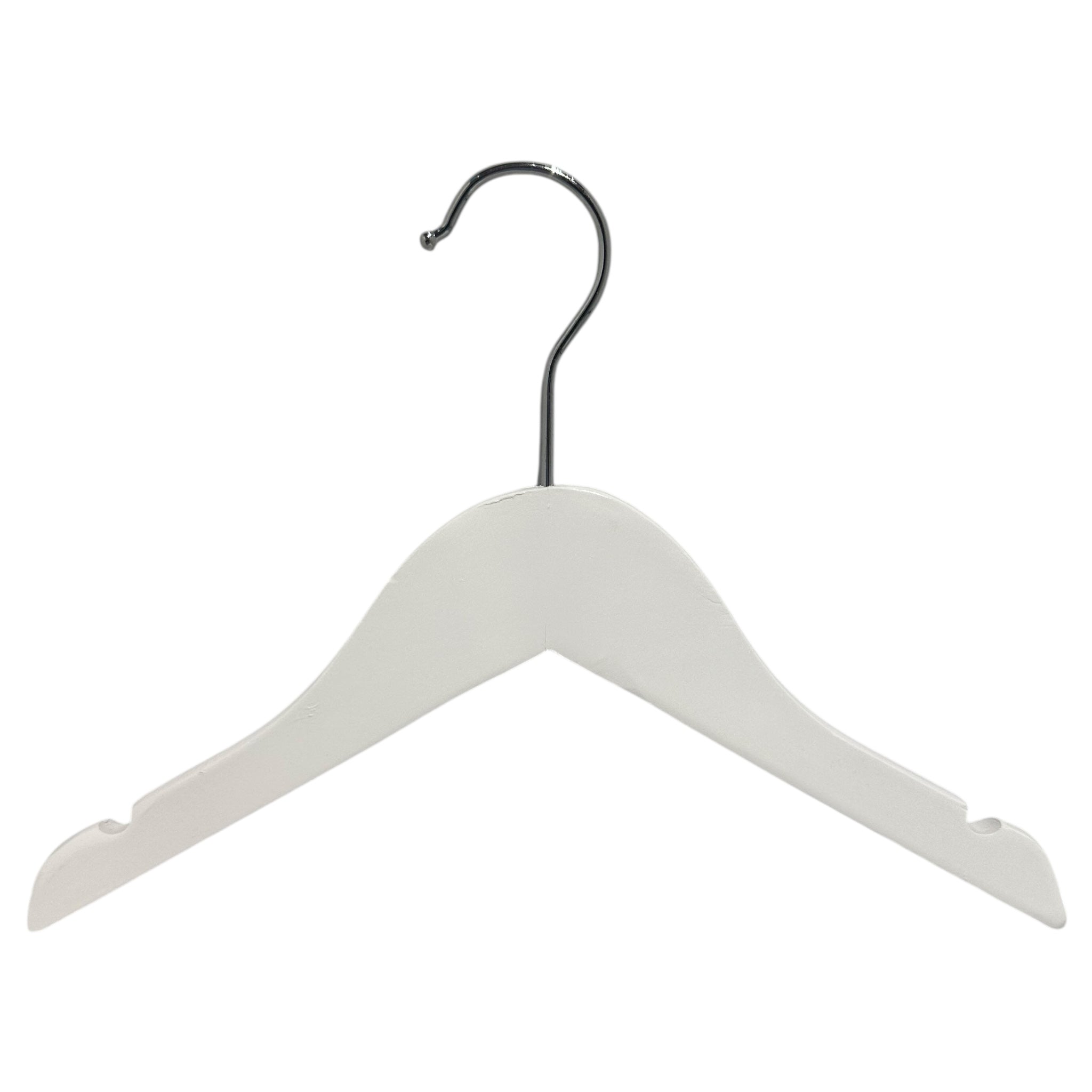 Træklemmu, massiv, flatur, barn, við hakki og uttan stong, hvítur, 27 cm