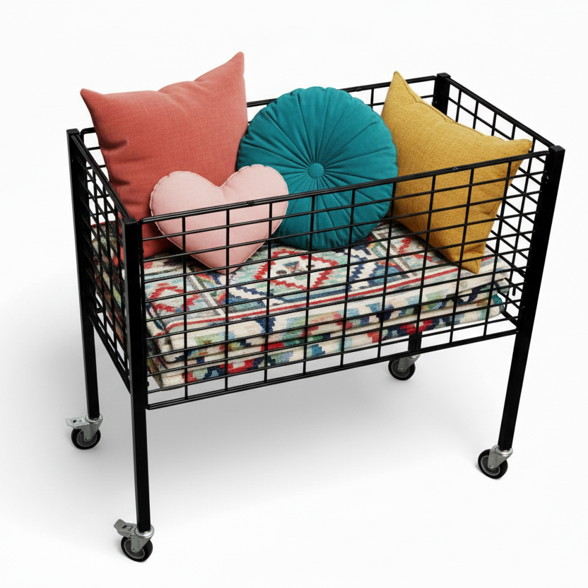 Boxer 2, Svørt sølugur vøra. 50 x 95,6 x H90 cm. Regulerað botn.