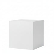 Podie. Hvítur melamin. 40 x 40 x H50 cm.