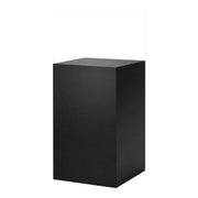 Podie. Svart melamin. 40 x 40 x H75 cm.
