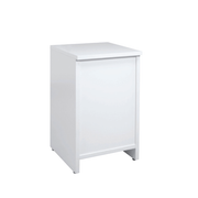 Disk lokið (B 52 cm.) - Hvítt - Flexia