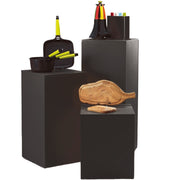 Podie sett við 3 stk. Svartur - ikki savnaður