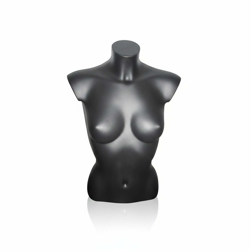 Shine, kvinnutorso, svart, B38, H57 (Serie 5100)