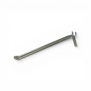 Eurokrókur til hulpláta, sink, 30 cm, Ø 6mm