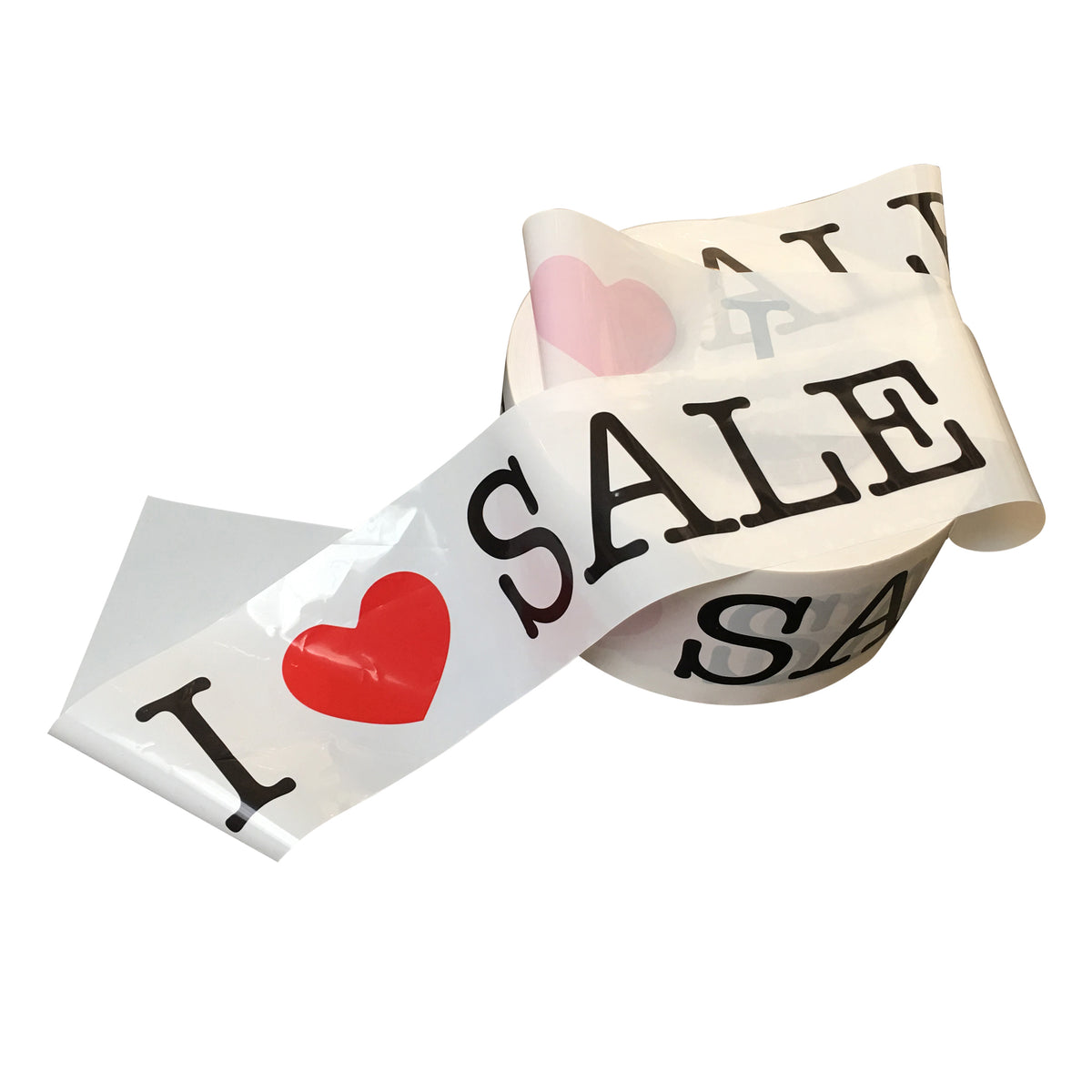 Avmarkingarstoypi - I LOVE SALE - 250 mtr.