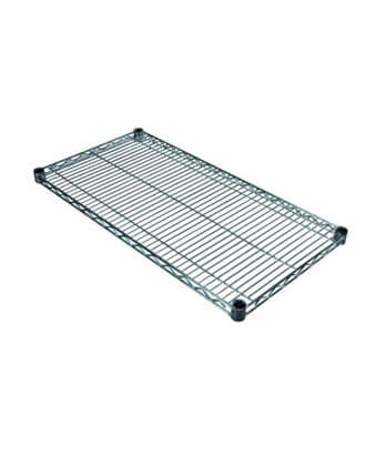 TUBO hylde 91 x 36 cm i krom eller sort
