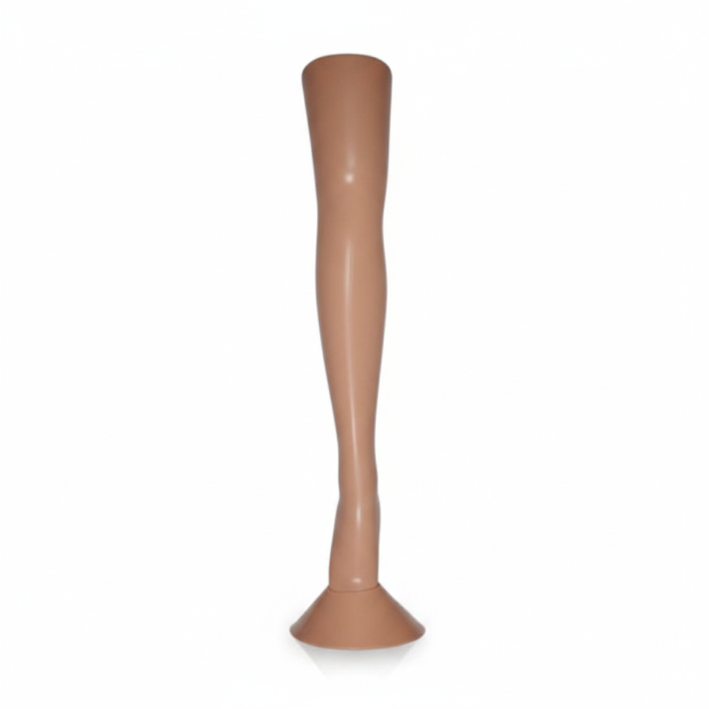 Stokkabindur til kvinnur. Nude við nude fót. H 82 cm.