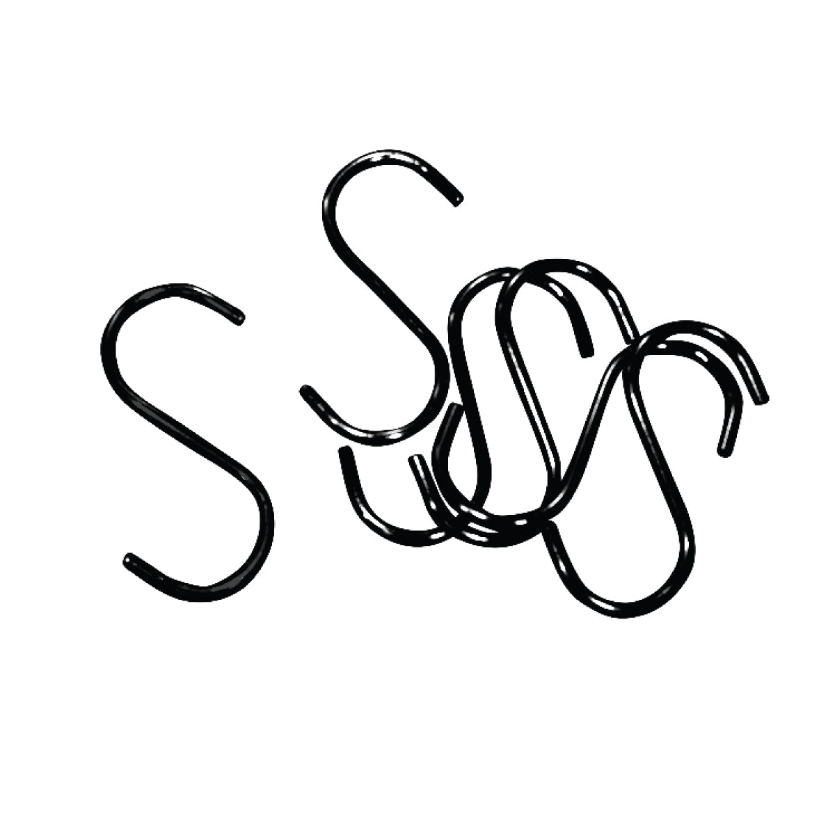 S-krok / jeans krog H11,5 cm. - svart - 10 stk. Prís víst pr. stk.