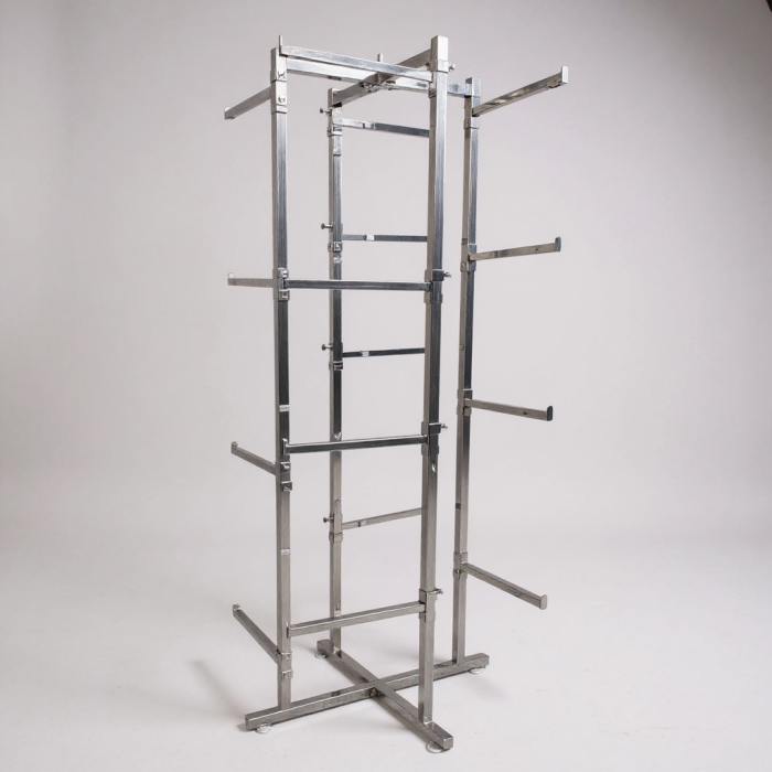 Gólvstativ við 16 arma. Krom