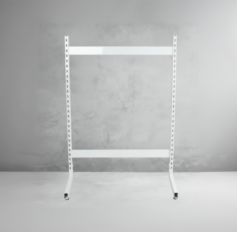 Framework, L-gondol, Hvít, B97 x H147,50 cm. Sí fleiri litir