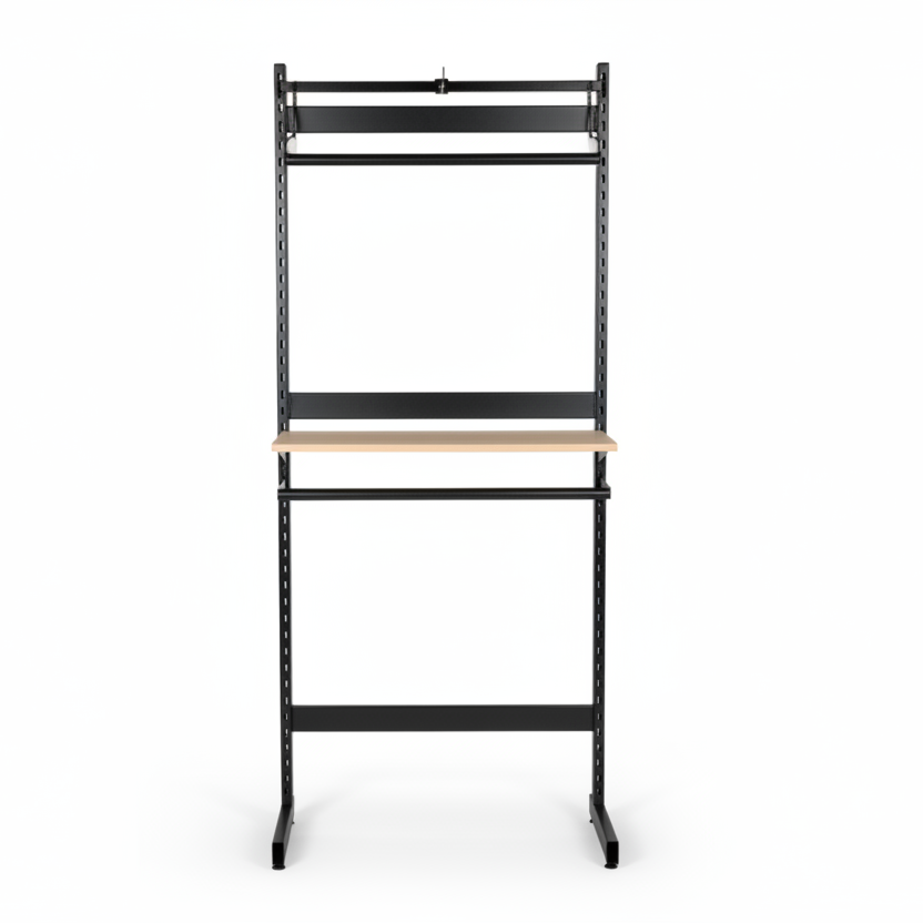 Framework, L-gondol, svørt, B67 x H247,50 cm