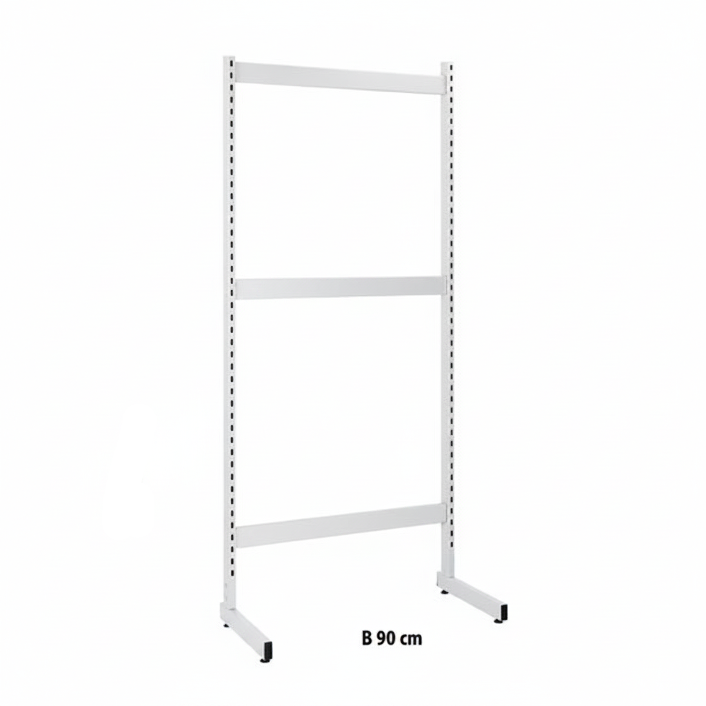 Framework, L-gondol, hvítt, B97 x H247,50 cm. Sí fleiri litir