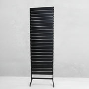 Panelgondol, einflatað, standard panel, svørt. svørt, B67 x D40,5 x H247 cm