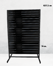 Panelgondol, tveyhøvd, standard panel. hvít, B127 x D76 x H217 cm