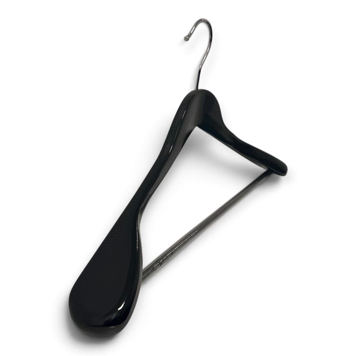 Jakkabøyle, vinkað. Svørt - B 45 cm.