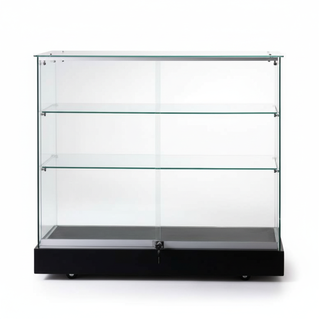 Vitrina - Disk - Toscana 3. B 102 x D 46 x H 90 cm. Svart
