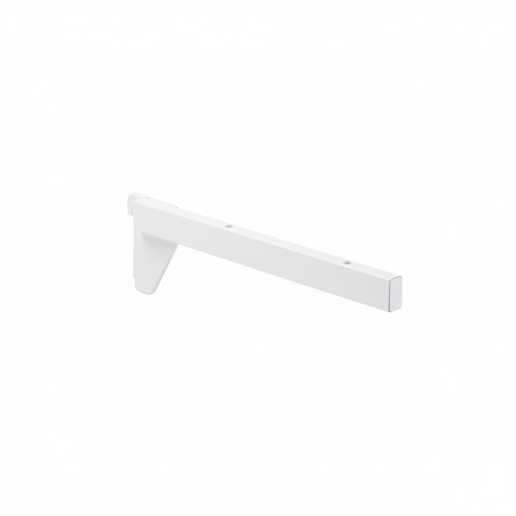 Hylduknægt, beinrættur, høgra, hvítur, 30 cm, multiplex-tilfar - 12 mm