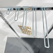 Evokeri-krokur, til 12 mm dekorstong, galvaniserað, 15 cm