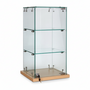 Bordvitrine, Slimline, akacia, B33 x D33 x H61