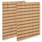 Rillupanel - standard ( 120 x 240 cm.) - Eg-Look aluminiumlistar í svørtum