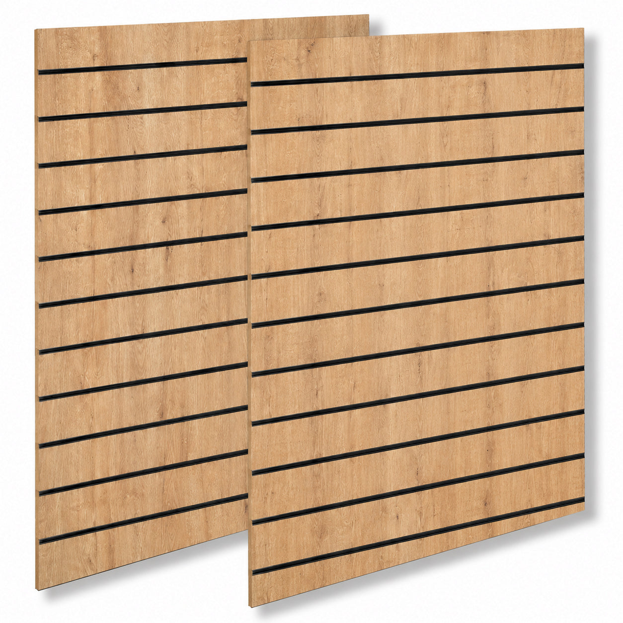 Rillupanel - standard ( 120 x 240 cm.) - Eg-Look aluminiumlistar í svørtum