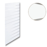 Ritaglpanel - Standard (59,5 x 120 cm.) - Hvítt við plastlím í hvørt