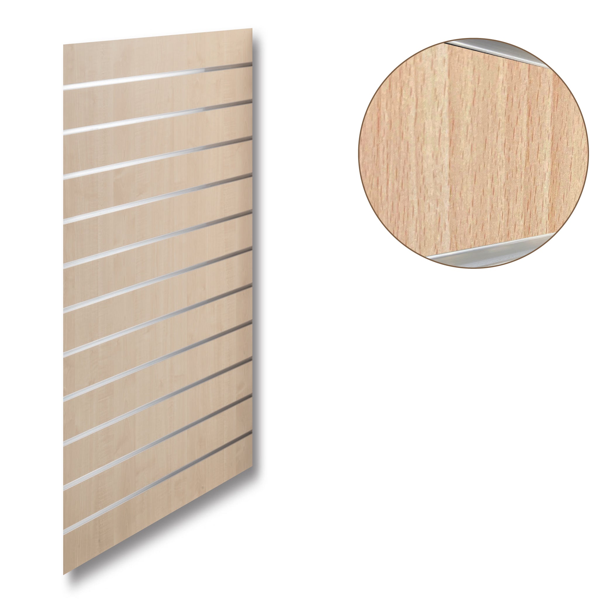 Ríllipláta - Standard (59,5 x 120 cm.) - Ahorn við ál-listum