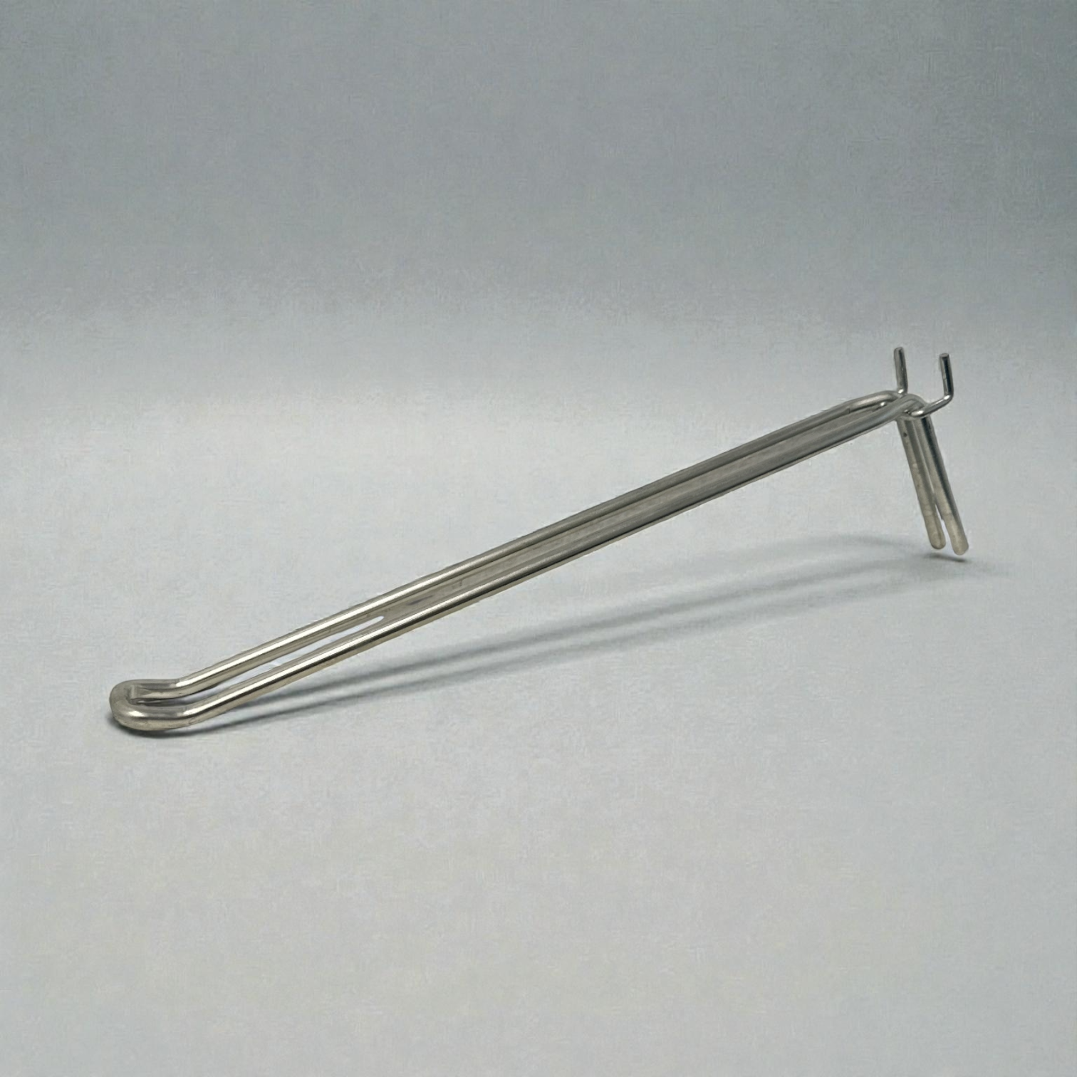 Eurokrókur til hulpláta, sink, 30 cm, Ø 6mm