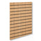 Rillepanelur - standard (120 x 120 cm.) - eik-look við plastlister í svørtum