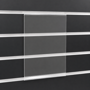 Skiltahaldari, fyri panel, akrýl - A4