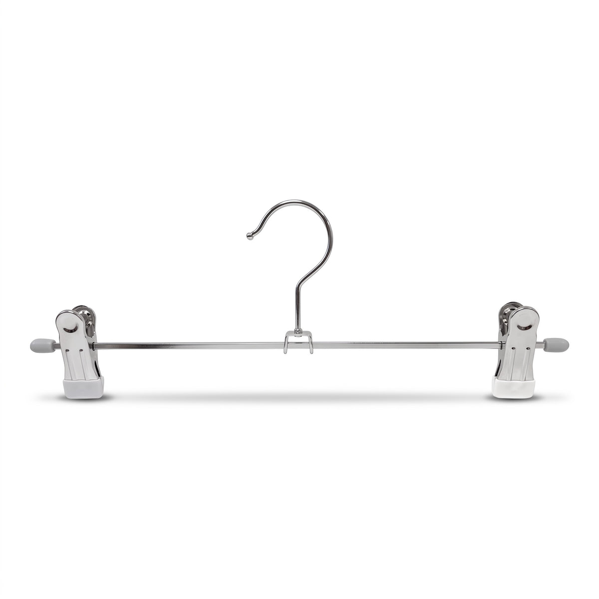 Klemmuhengur, metalhengur (B 30 cm.) - 100 stk. Hvít. Buksahengur