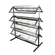 Skóstativ - tveyhýlisíðað. Svart