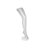 Kvennarlagstrømper. Hvítar við fót. H 67 cm.